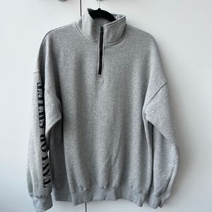 Eras Tour Merch Grey Quarter Zip